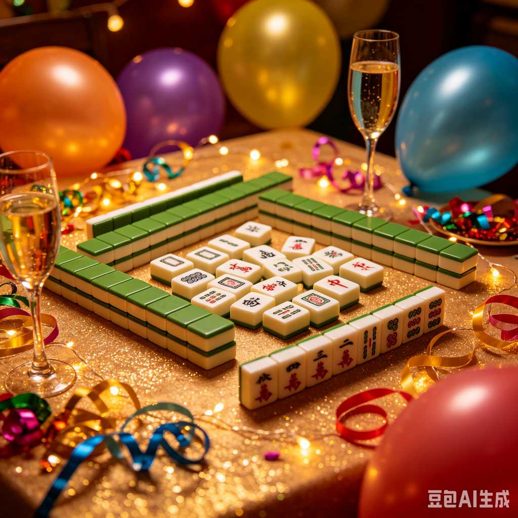 classic oriental board game mahjong