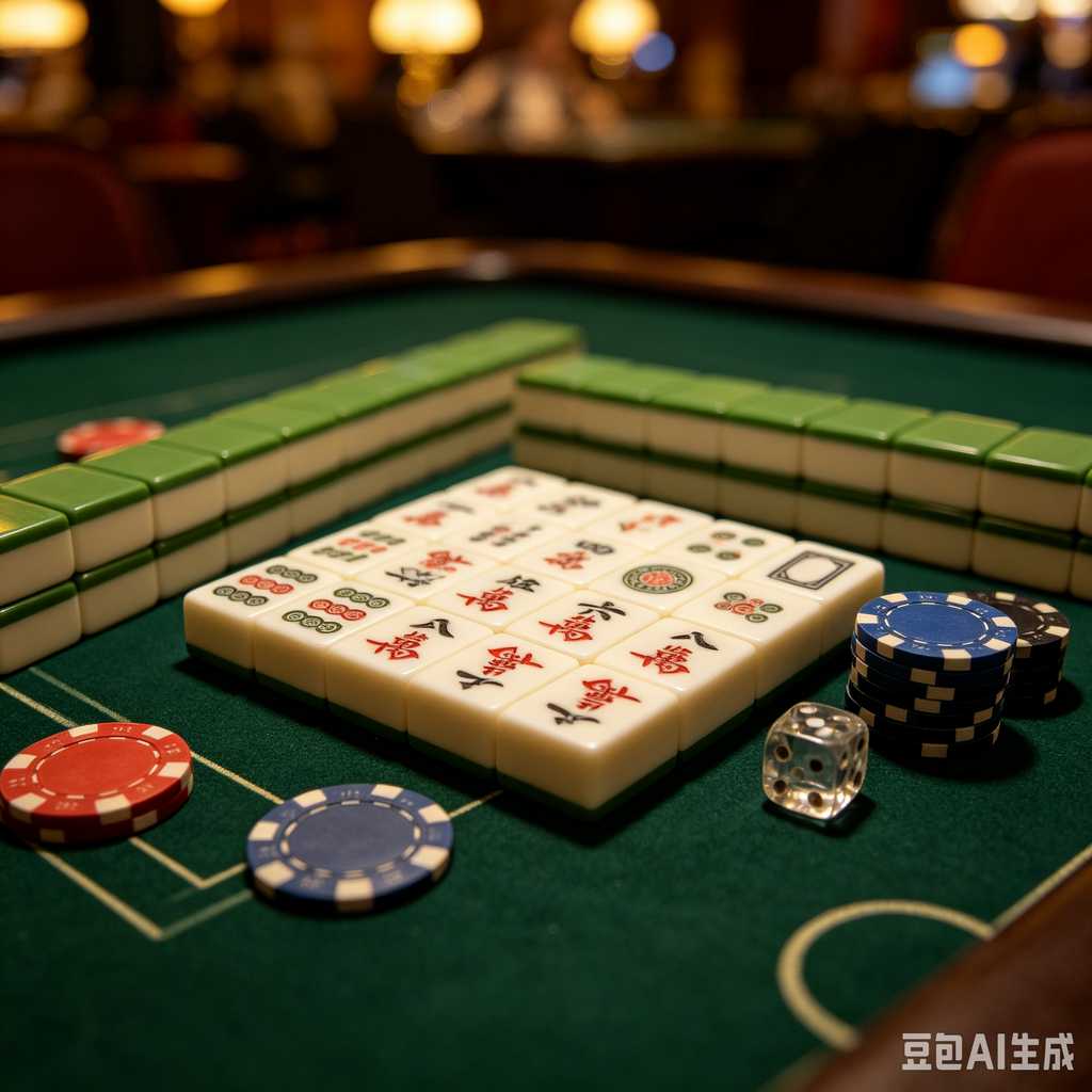 logo engrave mahjong tiles